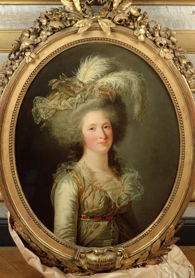 Elisabeth van Frankrijk (1764-94) genaamd Madame Elisabeth, 1788 door Adelaide Labille Guiard